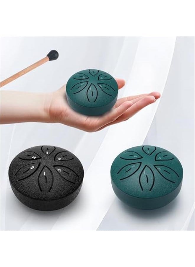 Rain Drum for Outside Garden 3 Inches 6 Notes Steel Hand Drum with Bag Music Book Drumstick Small Waterproof Rain Drum Instrument Musical Education Entertainment Meditation Yoga Gift Green - pzsku/Z2C682C6E9F1FBF9BE350Z/45/_/1740125415/d8ee1429-3e4e-4f14-8a6a-78f68e96cbf5