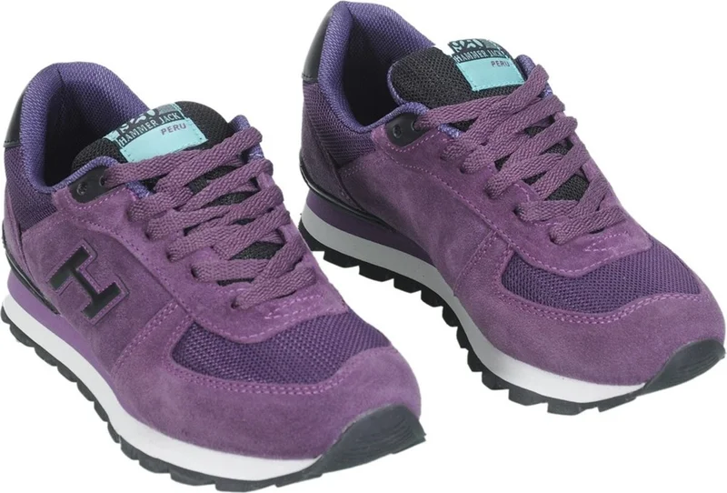 هامر جاك Peru Women's Sneaker Casual Sports Shoes 19250 Laser Black V19