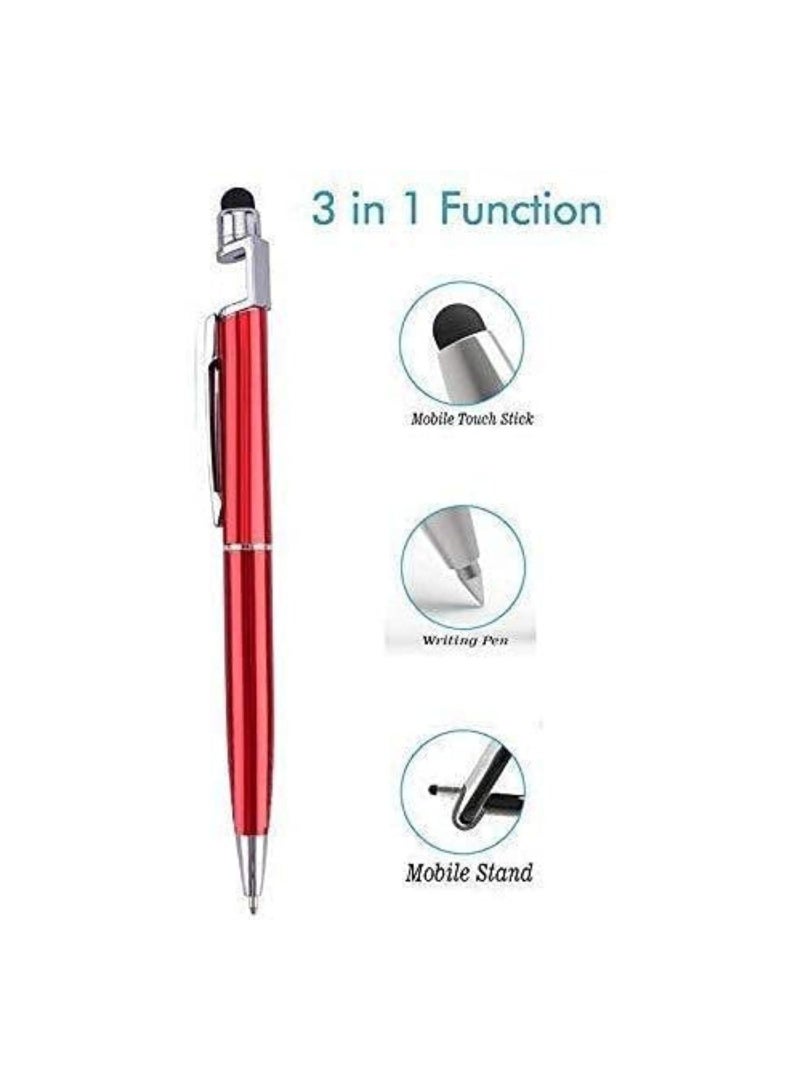 Samsung Galaxy Tab Ballpoint Function Stylus Pen With Mobile Stand Holder Pack Of 4 - Image 5