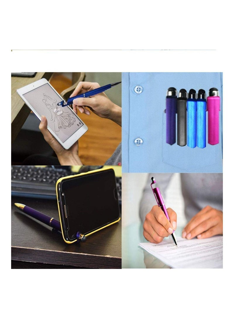 Samsung Galaxy Tab Ballpoint Function Stylus Pen With Mobile Stand Holder Pack Of 4 - Image 4