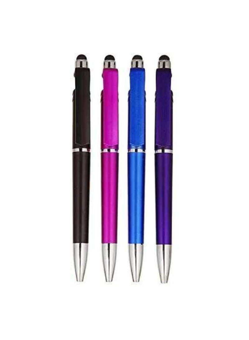Samsung Galaxy Tab Ballpoint Function Stylus Pen With Mobile Stand Holder Pack Of 4 - Image 1
