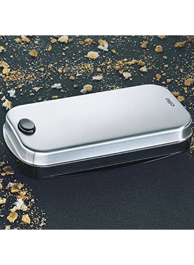 Cilio 1810 Stainless Steel Table Crumb RemoverSilverBlack - Image 3