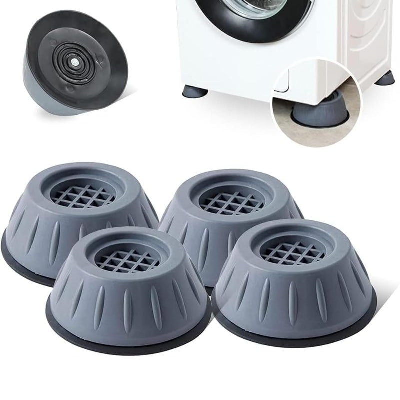 Singhal Anti Vibration Pads 8 Pcs for Washing Machine Feet Pads Shock Absorber Noise Cancelling Washer Support Anti Vibration Pad Heightening Pads Round Pack of 8 - Image 4