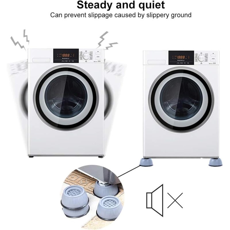 Singhal Anti Vibration Pads 8 Pcs for Washing Machine Feet Pads Shock Absorber Noise Cancelling Washer Support Anti Vibration Pad Heightening Pads Round Pack of 8 - Image 5
