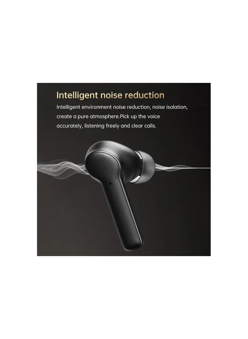FARROBIZZ - Earbuds Pro With LED Touch Control Screen True Wireless EarPods Active Noise Cancellation ANC Headphones Strong Battery Health Water Resistance Superior Sound Quality 6Mic Technology(BLACK) - Image 1