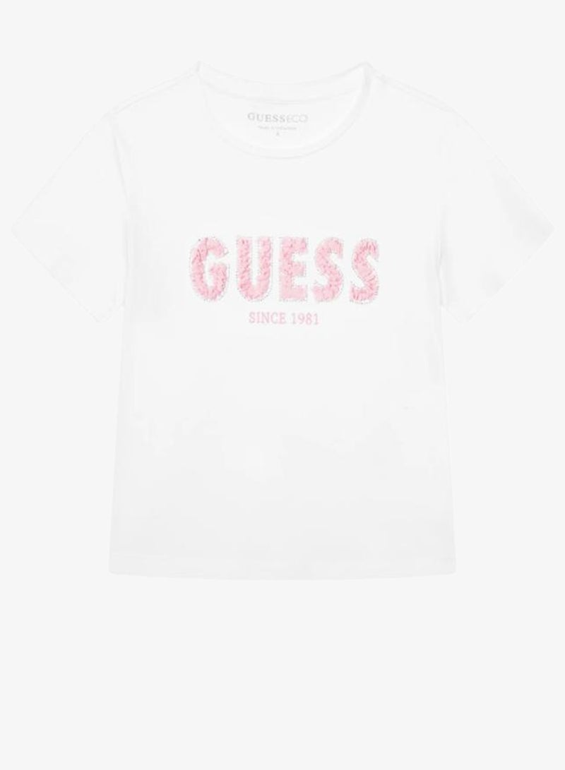 جس تيشيرت شبابي بياقة دائرية ورسومات - Image 1