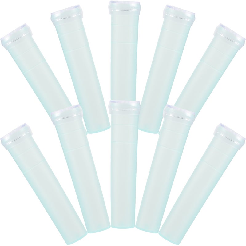 20PCS Floral Water Tubes Flowers Storage Small Test Flower Shop Supplies Flower Holder 7.2x1.8cm (Sky ) - Image 1