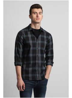 Dennis Lingo Black Casual Shirt for Men, 100% Cotton, Slim Fit  - Image 2