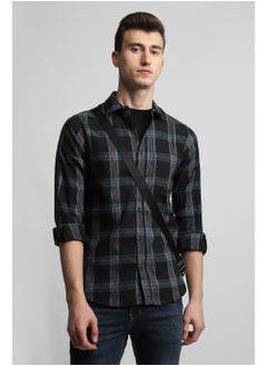 Dennis Lingo Black Casual Shirt for Men, 100% Cotton, Slim Fit  - Image 3