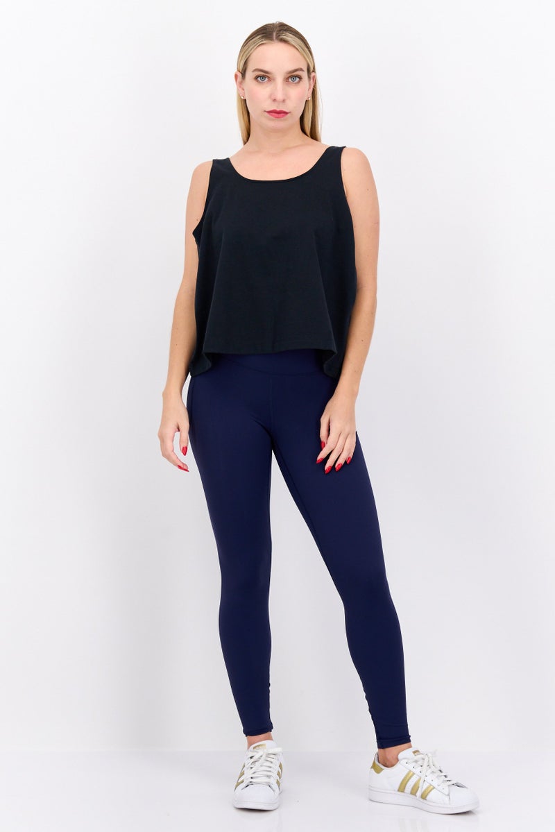 Nike Women Sportswear Fit Sleeveless Training Crop Top, Black - Image 4