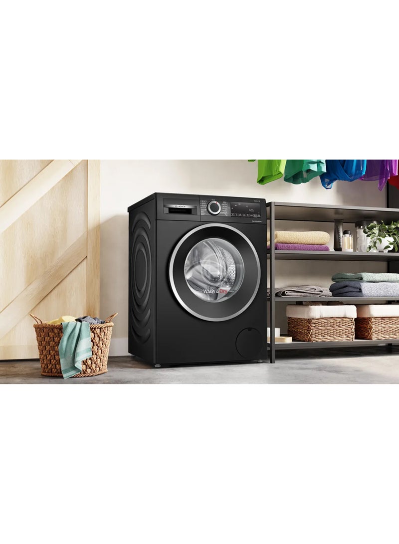 بوش غسالة ومجفف سلسلة 4، 9/5 كجم، شاشة LED كبيرة، ActiveWater Plus، 1400 دورة في الدقيقة - Image 4