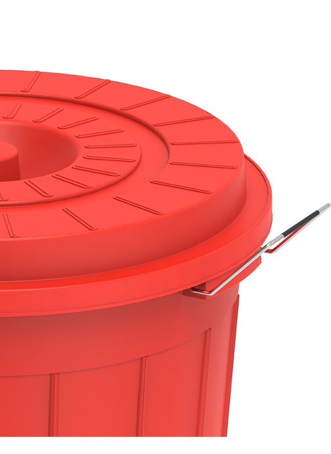 Cosmoplast 35L Round Plastic Drums with Lid 39x39x41 cm  - Image 3