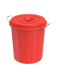 Cosmoplast براميل بلاستيكية دائرية سعة 35 لتر مع غطاء 39x39x41 سم  - Image 4