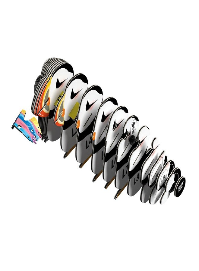 EUGY لعبة الألغاز ثلاثية الأبعاد يوجي ببغاء - 31 قطعة لعبة تعليمية صديقة للبيئة للأولاد والبنات والأطفال من عمر 6 سنوات فما فوق - Image 4