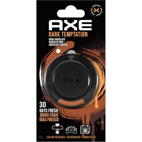 AXE 3D Hanging Gel Car Air Freshener Dark Temptation Scent 1 Pack - Image 1