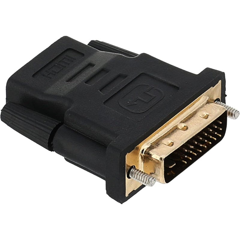 (2Pcs) HDMI Female to DVI Converter Adapter - Supports 1080p, Passive Design, Gold-Plated Connectors for Durable Signal Transmission - Image 1