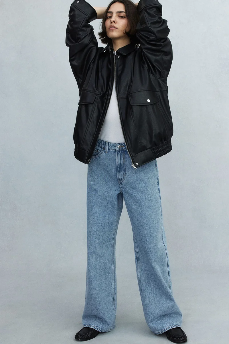 H&M Wide Ultra High Jeans