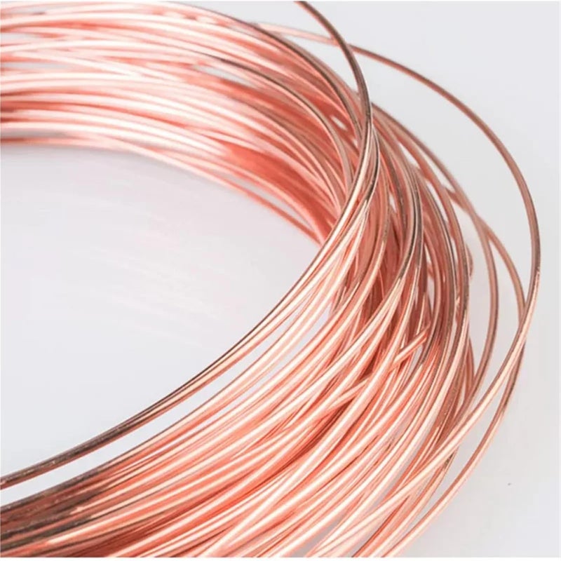 1-10 Meters T2 Bare Copper Wire Pure Copper Wire DIY Thin Soft Copper Coil Conductive Line Diameter 0.1/0.15/0.2/0.3/0.4/0.5~5mm(0.15mm 10Meters) - Image 3