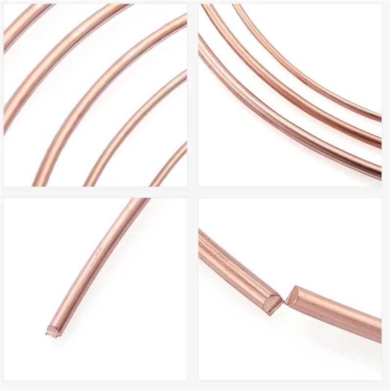 1-10 Meters T2 Bare Copper Wire Pure Copper Wire DIY Thin Soft Copper Coil Conductive Line Diameter 0.1/0.15/0.2/0.3/0.4/0.5~5mm(0.15mm 10Meters) - Image 4