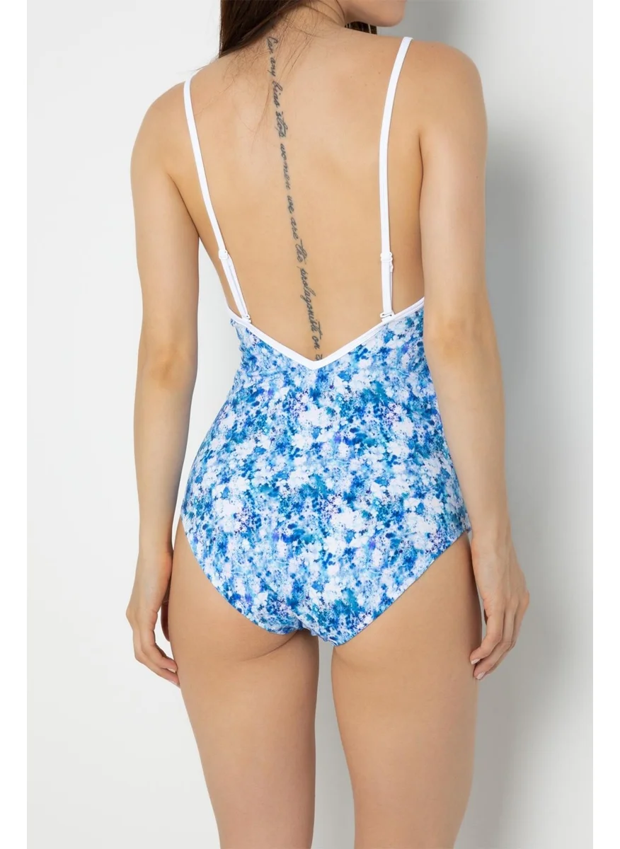 دو رى مى Adjustable Strapless Backless Swimsuit