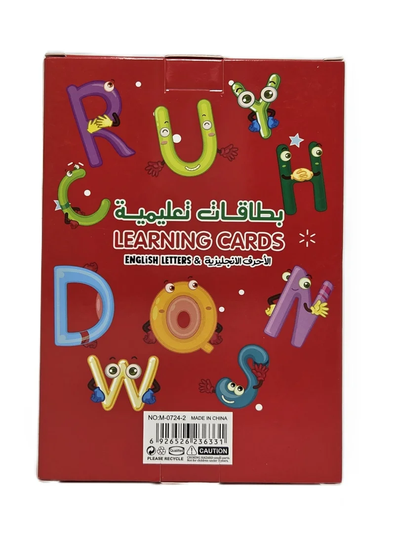 TOOLY Kids Educational English Letters Learning Flash Cards Set – Durable PP Material, 28 Pieces