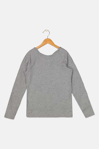 Kids Girl Jacquard Long Sleeve Sweatshirts, Grey - pzsku/Z2C6912D7ADD7D0615F21Z/45/1747056981/2f55569b-9767-45a6-a204-c1966cc3bff7