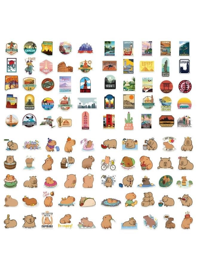 100 Pcs Minimalist Korean Stickers, Laptop Ledger, Water Cup, Ipad Phone Case Decoration, Waterproof Sticker  - Image 2