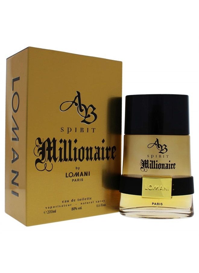 Lomani - Ab Spirit Millionaire By Lomani for Men - 6.6 Fl. Oz Edt Spray, Brown - Image 1