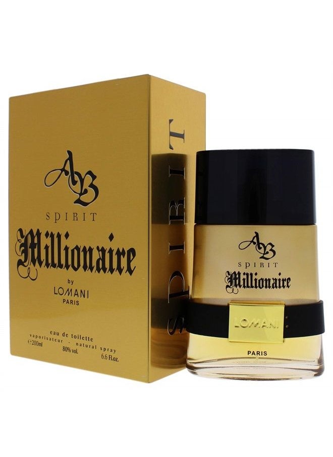 Lomani - Ab Spirit Millionaire By Lomani for Men - 6.6 Fl. Oz Edt Spray, Brown - Image 1