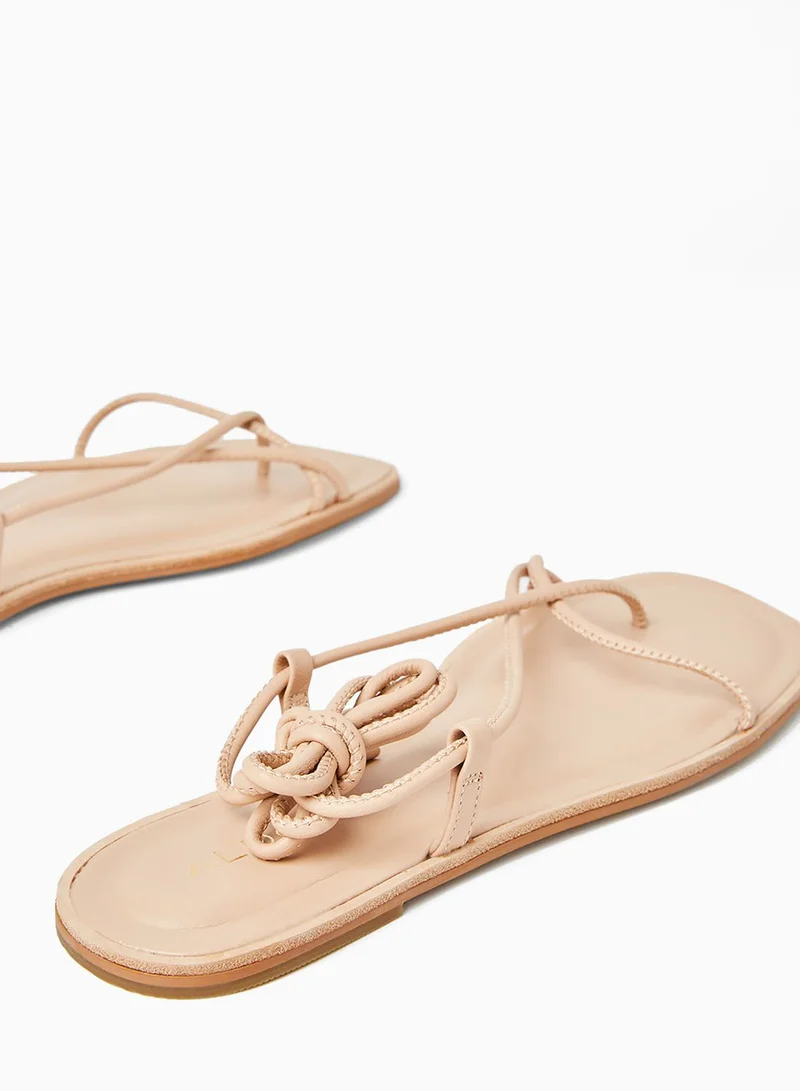 ALDO Adravia Tie-Up Flat Sandals
