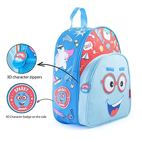 rabitat Smash School Bag - 3D Embossed Kids Backpack | School Bag for Preschool/Nursery Kids and Baby- 2 to 6 Yrs Age - Image 3