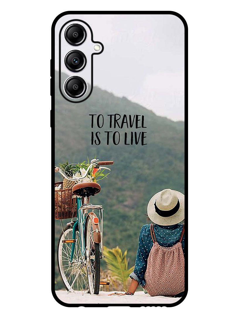 Theodor Protective Case Anti Scratch Shock Proof Bumper Cover For Samsung Galaxy M15 To Travel Is To Live - Image 1