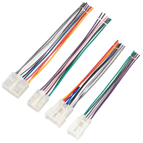 RED WOLF Stereo Harness for 1992-2019 Toyota, 2010-2019 Subaru Aftermarket Radio Wire Harness Female + Male Plug Connector Without JBL System Add Subwoofer Amplifier - Image 1