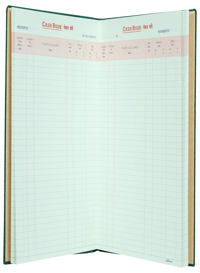 Mahavir Cash Book - Fullscape Size - Double Column Register - No.2 (136 Pages) - (Green) - Image 3