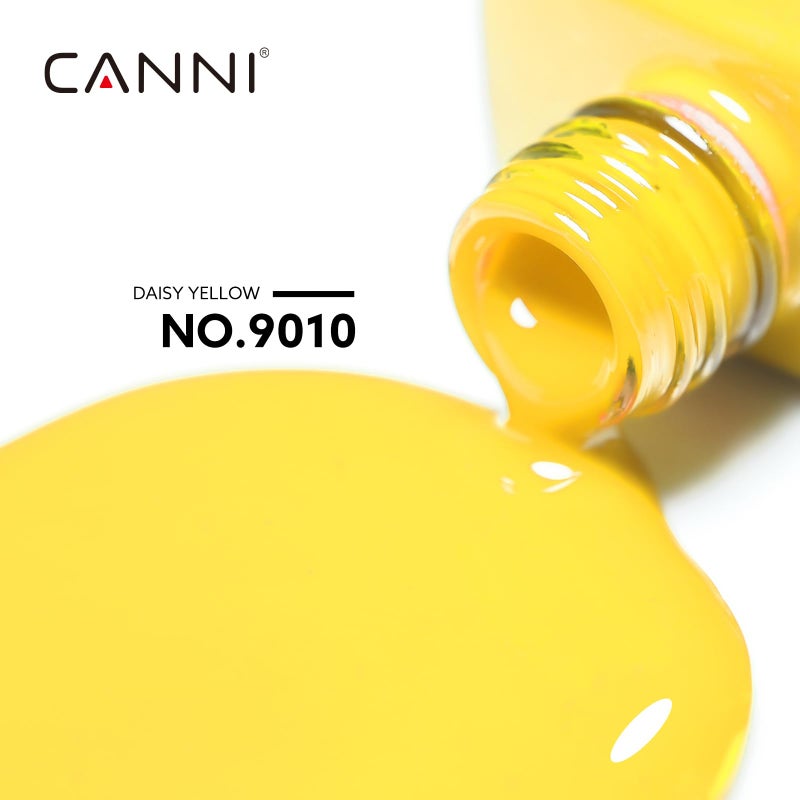 CANNI Yellow Gel Nail Polish, 1Pcs Pastel Yellow Gel Polish Color High Gloss Soak Off U V Nail Manicure Salon DIY - Image 2