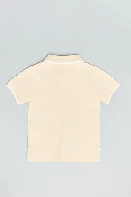 أر أند بي Embroidered Polo T-Shirt with Short Sleeves