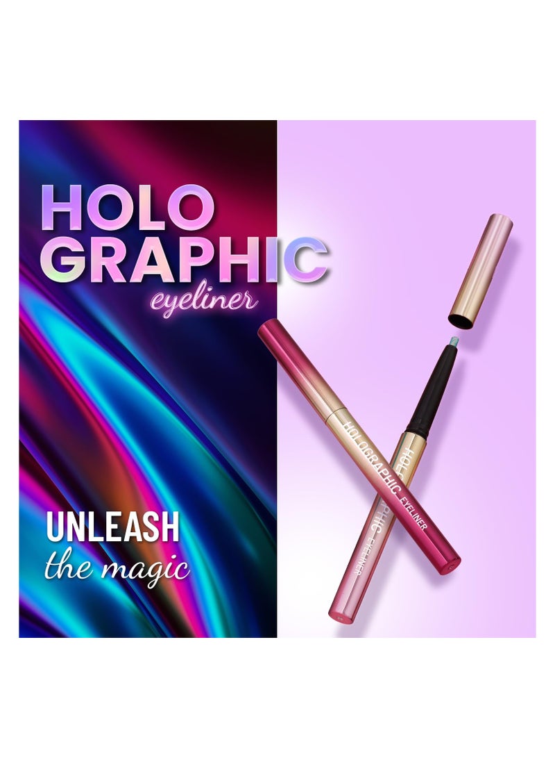 Swiss Beauty Holographic Shimmery Eyeliner | Waterproof, Smudge Proof, Long Lasting Eyeliner With Easy Application | Shade- Milky Way, 0.2G, Assorted - Image 2