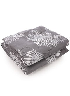 snooze Snooze summer quilt double face, 160*235 cm, Gray tropical design  - Image 2