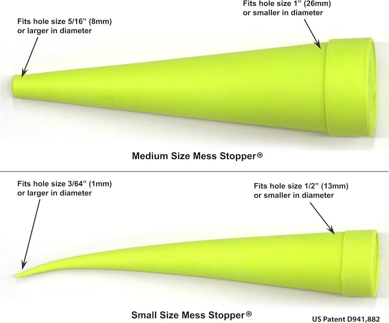 Mess Stopper Universal Oil Service Rubber Plugs and Caps Kit, 4 Medium, 4 Small Sizes, Round - Image 5