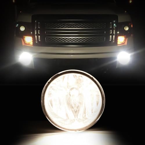 GPLUS G-PLUS Fog Light w/Bulb Compatible with Ford F150 2011-2014/Fit Lincoln Mark LT 2011-2014 Front Bumper Fog Lamp Clear Lens faros antiniebla FO2592229 BL3Z15200A Left or Right Side - Image 4
