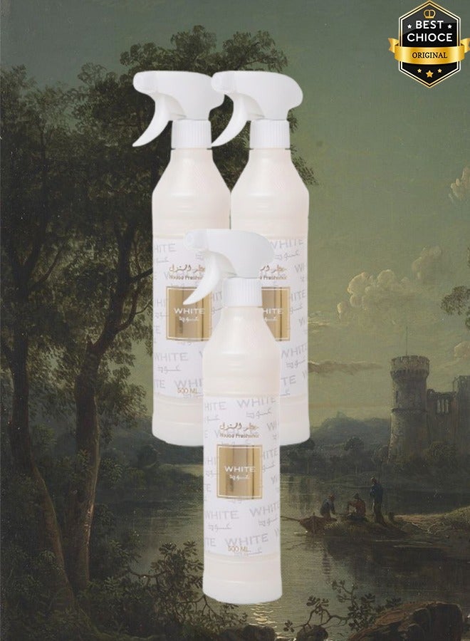 بانافع 3 قطع معطر جو العود الأبيض 500 مل - Image 1