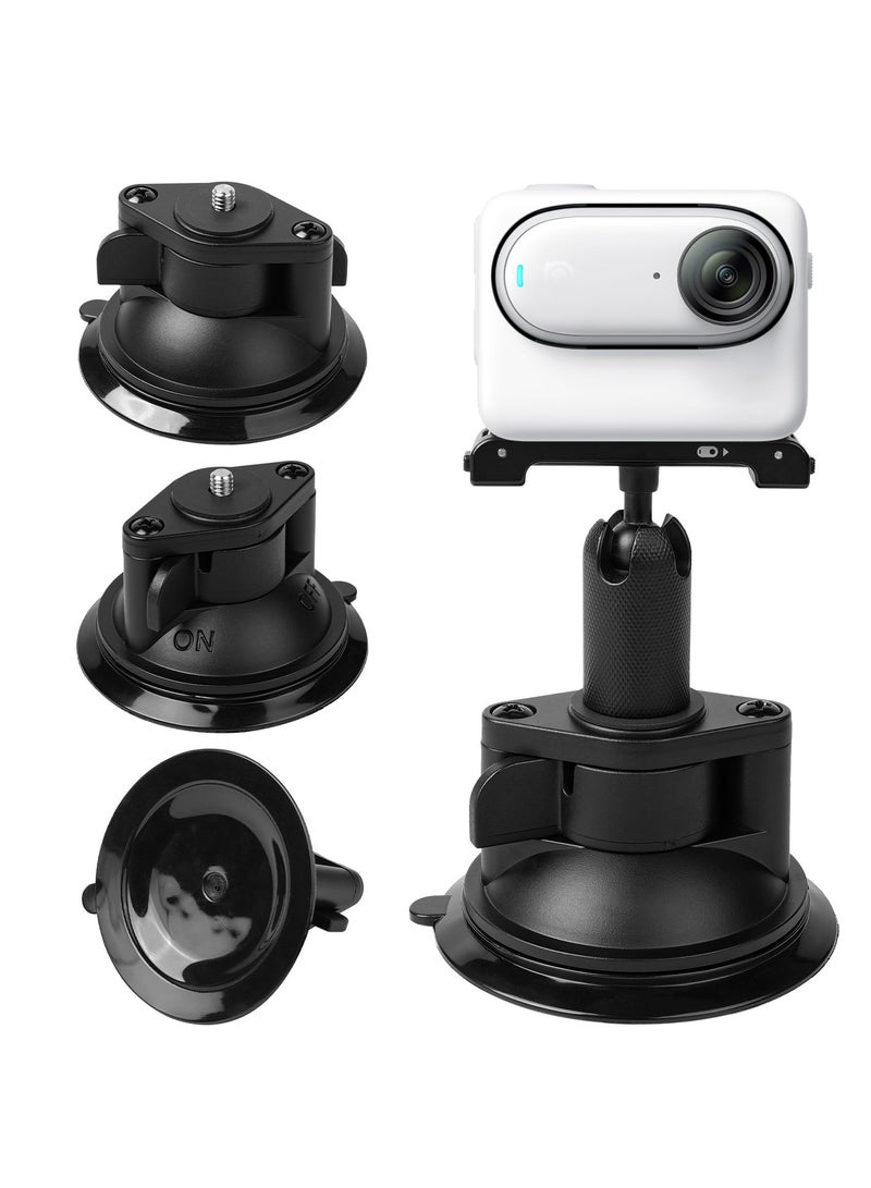Excefore Magnetic Camera Mount Base Stand, with 1/4"-20 Thread, for DJI Osmo Pocket 3 Action Camera Expansion Adapter Quick Release Base Mount, for Vlogging - Image 2