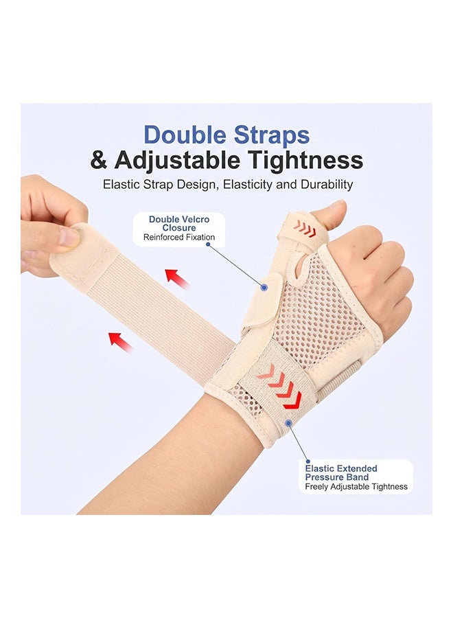 Vilico Thumb Brace and Wrist, Thumb Spica Splint for Arthritis Pain,Trigger Thumb Support,Carpal Tunnel Pain Relief, Tendonitis and Sprain Stabilizer - Image 2