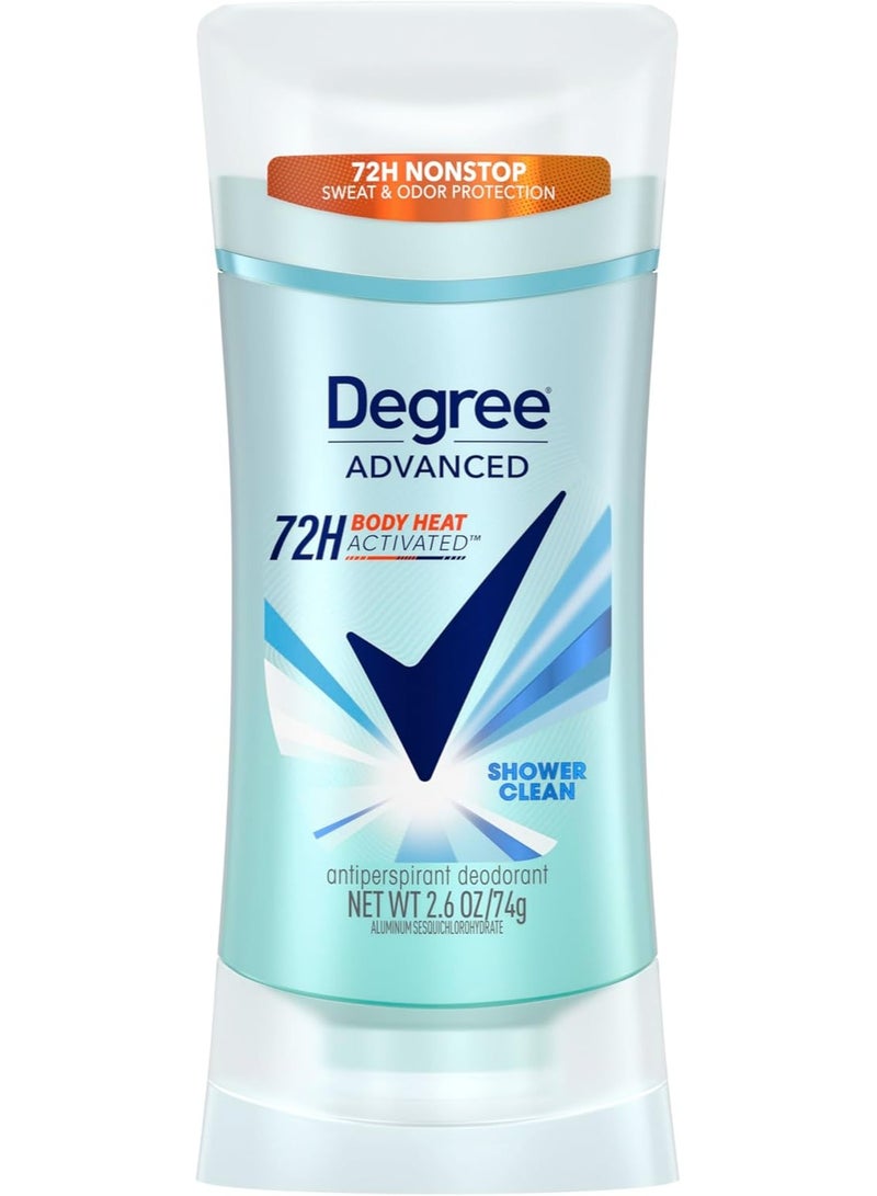 Degree MotionSense Antiperspirant Deodorant Shower Clean 74 g