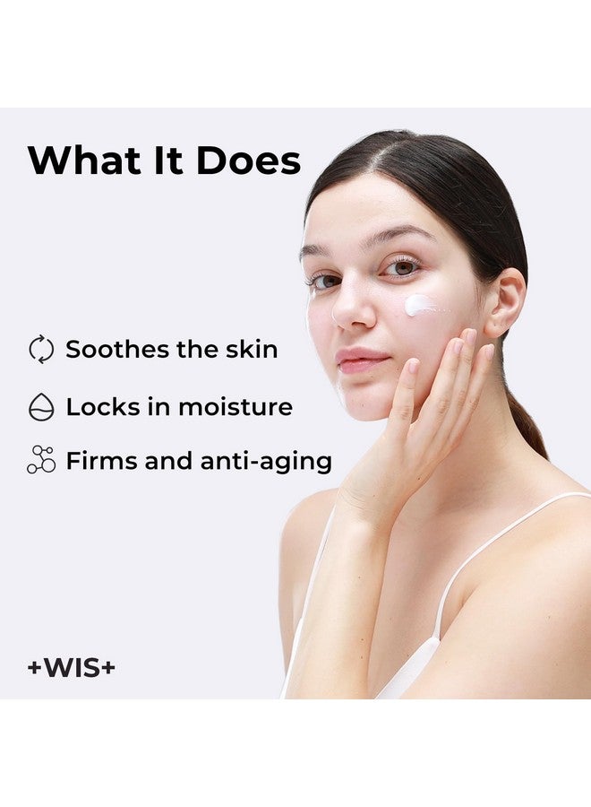 +WIS+ Long-Lasting Moisturizing Soothing Repair Cream, Daily Face Care Cream with Algae and Pine Cone Extracts for Dry Skin, Sensitive Skin, Not Tested on Animals, No Parabens (1.76 Fl Oz) - Image 4