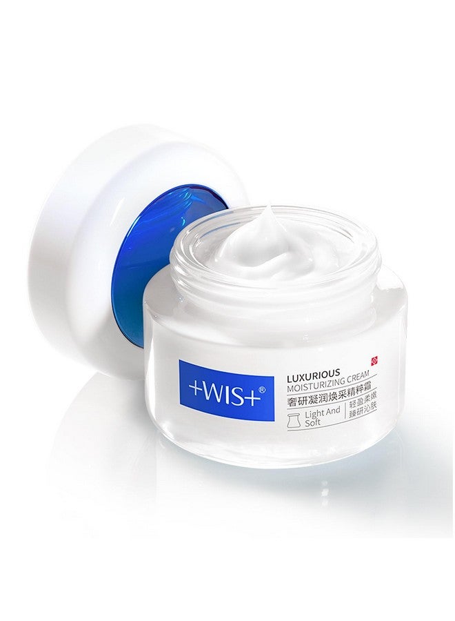+WIS+ Long-Lasting Moisturizing Soothing Repair Cream, Daily Face Care Cream with Algae and Pine Cone Extracts for Dry Skin, Sensitive Skin, Not Tested on Animals, No Parabens (1.76 Fl Oz) - Image 1