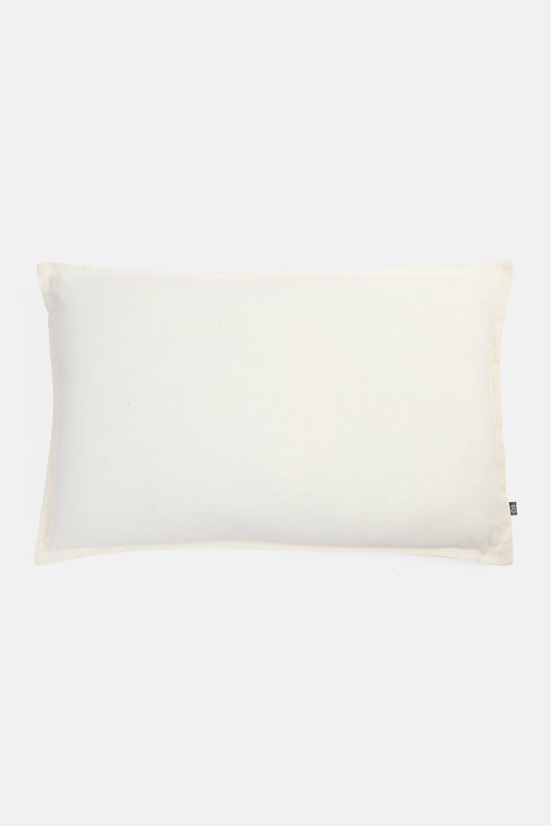 Muy Mucho Organic Cotton Removable Cushion 30 X 50 cm, Off White  - Image 1