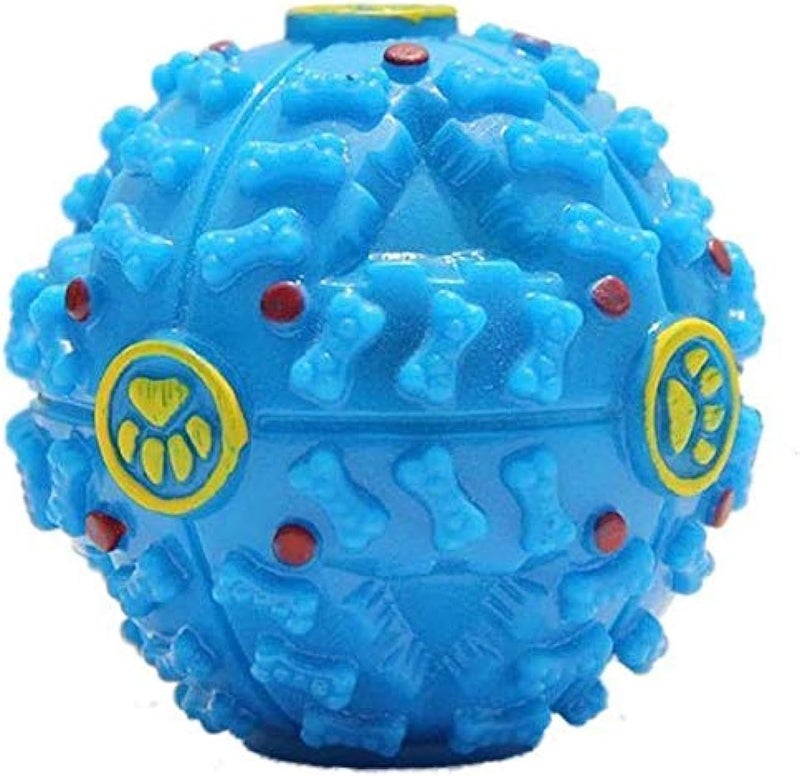 Interactive Pet Food Dispenser Ball - Squeaky Chew Toy for Dogs & Cats - Slow Feeder Training Ball for Treats