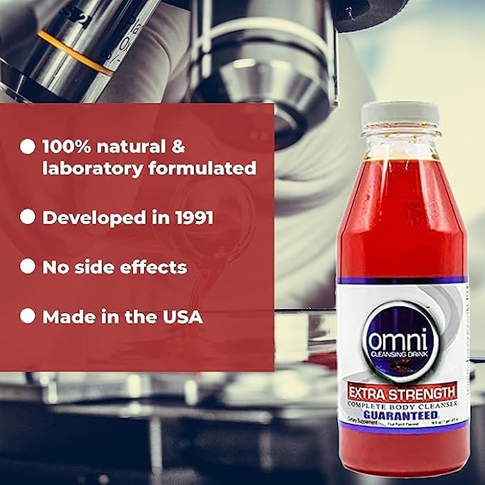 Wellgenix Omni Detox Cleanse Drink - 16 oz Fruit Punch Flavor - Quick Flush Body Detoxifier, Herbal Cleanse System Flush, Body Cleanser for Detox and Cleanse Your System - Image 3