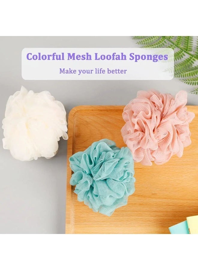 3 قطع من ليفة الاستحمام الشبكية لتنظيف وتنعيم البشرة - Image 1